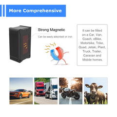5m Accuracy GPS Tracker Remote Tracking Vehicle Anti-theft for Car Truck Motorcycle Cattle