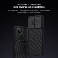 For OPPO Realme GT Neo 3 Case NILLKIN CamShield Slide Lens Camera Protection Case For Realme GT Neo 3 Back Cover