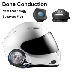 Bone Conduction Motorcycle Helmet Headsets Stereo Speaker Headphones Wireless Bluetooth IP68 Waterproof Sports Earphone