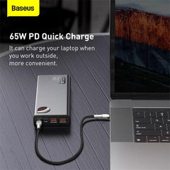 Baseus PD 65W Power Bank 30000mAh QC4.0 Portable Charging External Battery Charger PowerBank For iPhone Xiaomi Macbook PoverBank