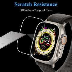 Tempered Glass for Apple Watch Ultra 49mm Screen Protector Anti-Scratch for Apple Watch 8 Pro 49mm Smartwatch