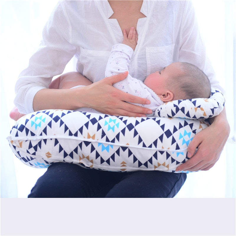 2Pcs/Set Baby Nursing Pillows Maternity Baby Breastfeeding Pillow Infant U-Shaped Newborn Cotton Feeding Waist Cushion