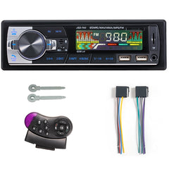 SINOVCLE Car Radio Audio 1din Bluetooth Stereo MP3 Player FM Receiver 60Wx4 With Remote Control AUX/USB/TF Card In Dash Kit