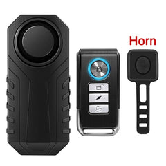 Awapow Anti Theft Bicycle Alarm 113dB Vibration Remote Control Waterproof Alarm With Fixed Clip Motorcycle Bike Safety System