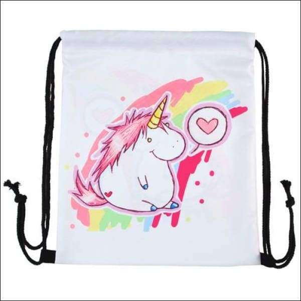 Unicorn Drawstring Bag | Heccei