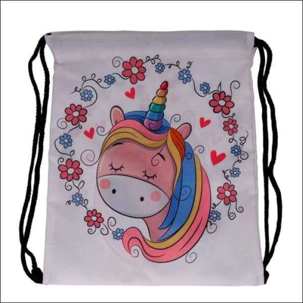 Unicorn Drawstring Bag | Heccei